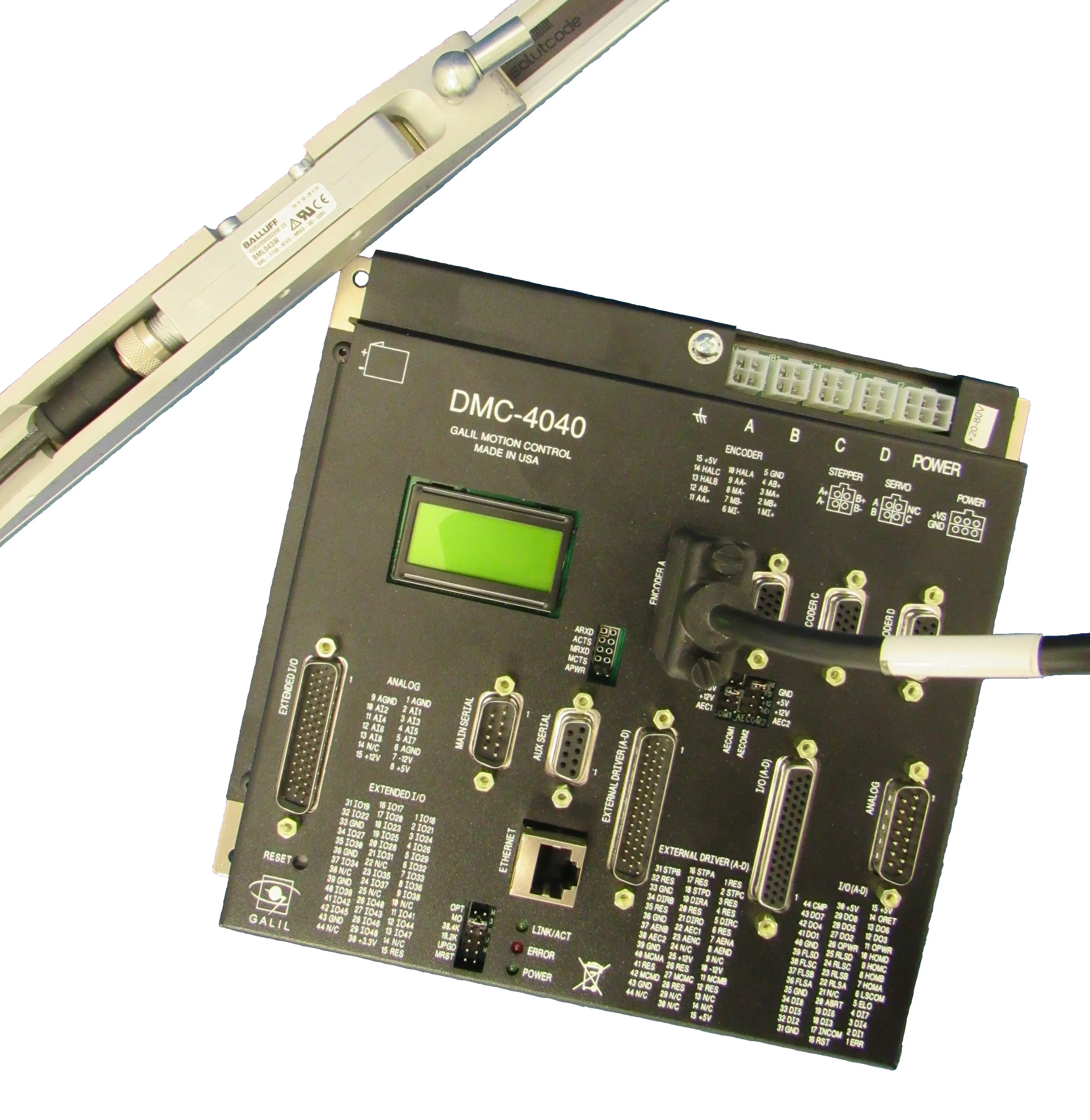 Illustration for Connecting a Balluff BML S1G BiSS Encoder to a DMC-40x0