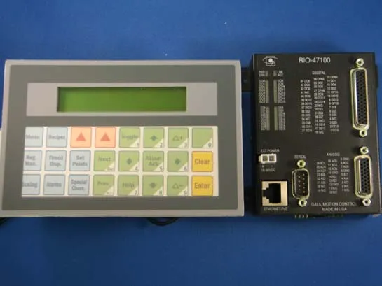 Illustration for Connecting a Low Cost Maple Systems OIT and a Galil RIO