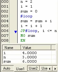 Illustration for Debugging Galil Application Programs