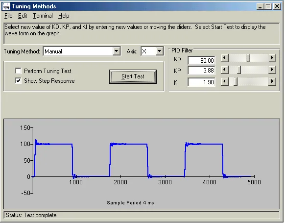 Illustration for Guidelines for Tuning a Primatics Linear Stage
