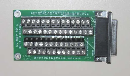 Illustration for ICS-48044-F 44-Pin Female D-Sub Breakout Board for DMC-4000 Series